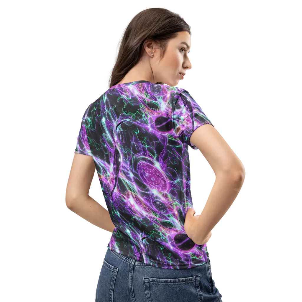 Astral Garden on Women's Crew Neck T-Shirt — Back
