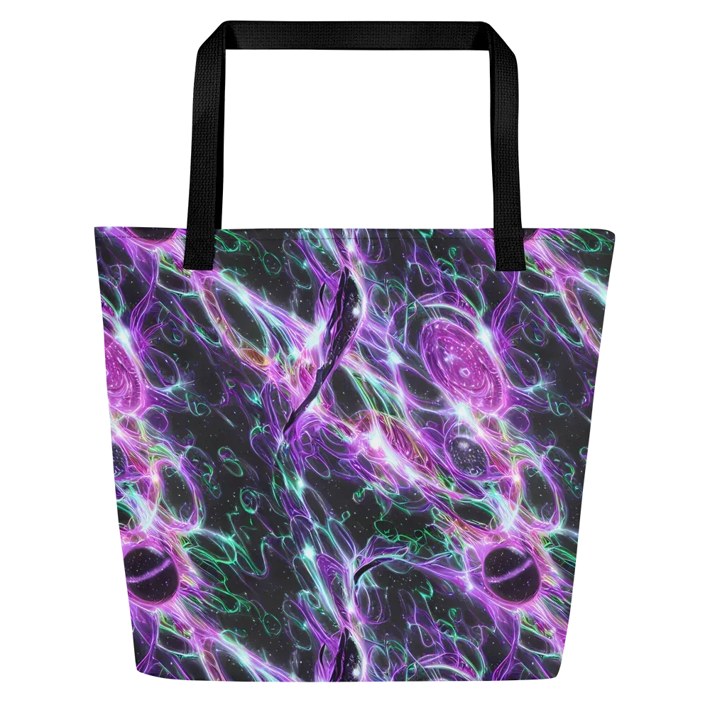 Astral Garden on Large Tote Bag W/ Pocket — Front