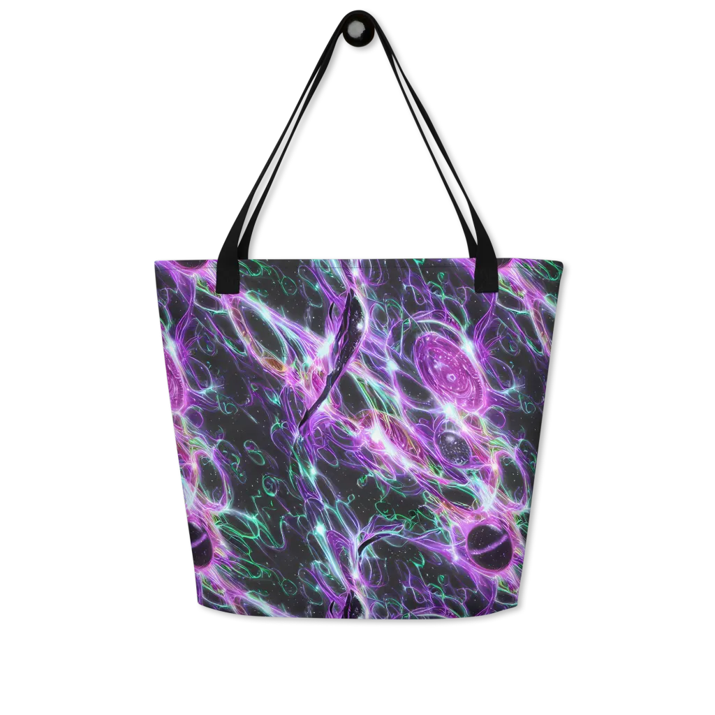 Astral Garden on Large Tote Bag W/ Pocket — Front