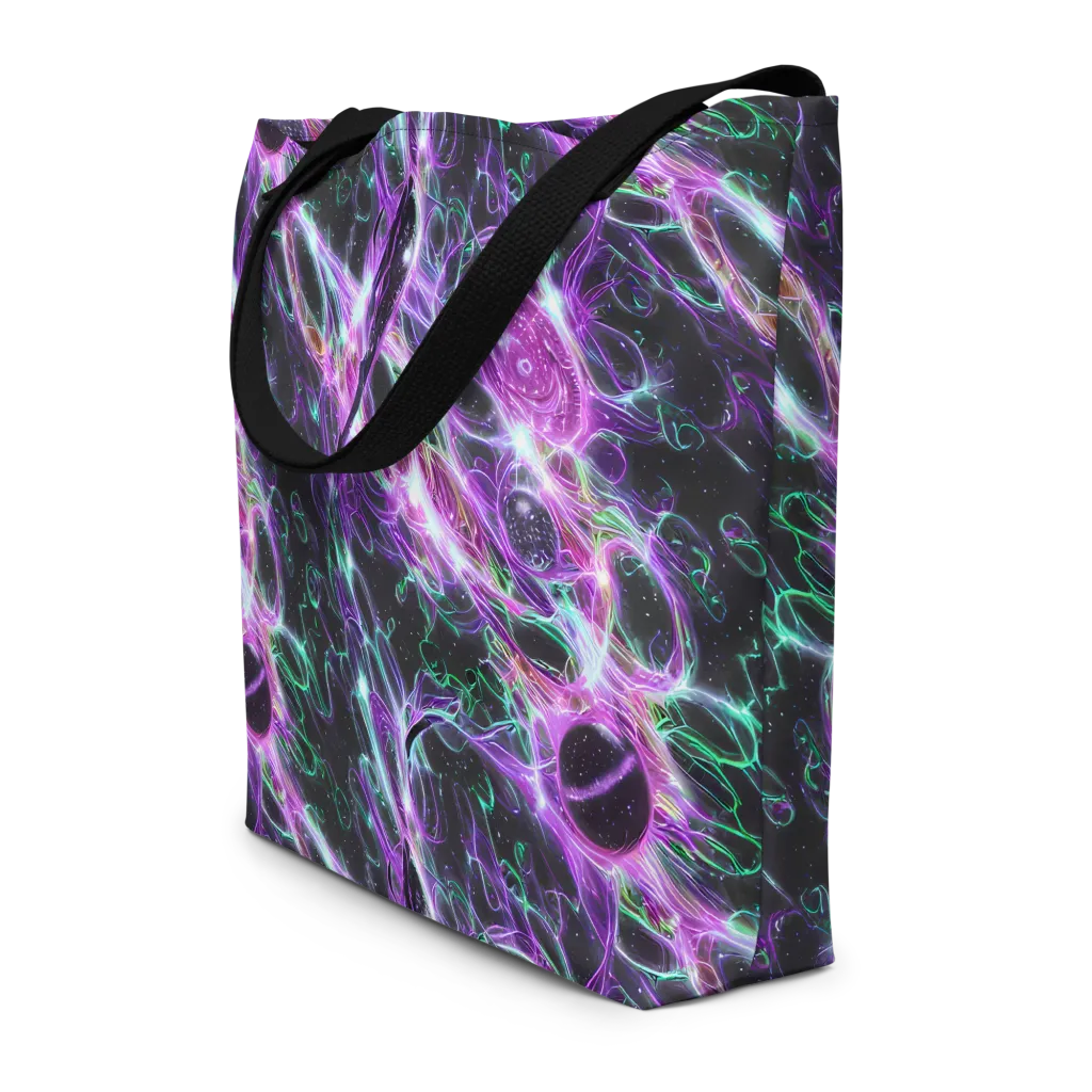 Astral Garden on Large Tote Bag W/ Pocket — Front