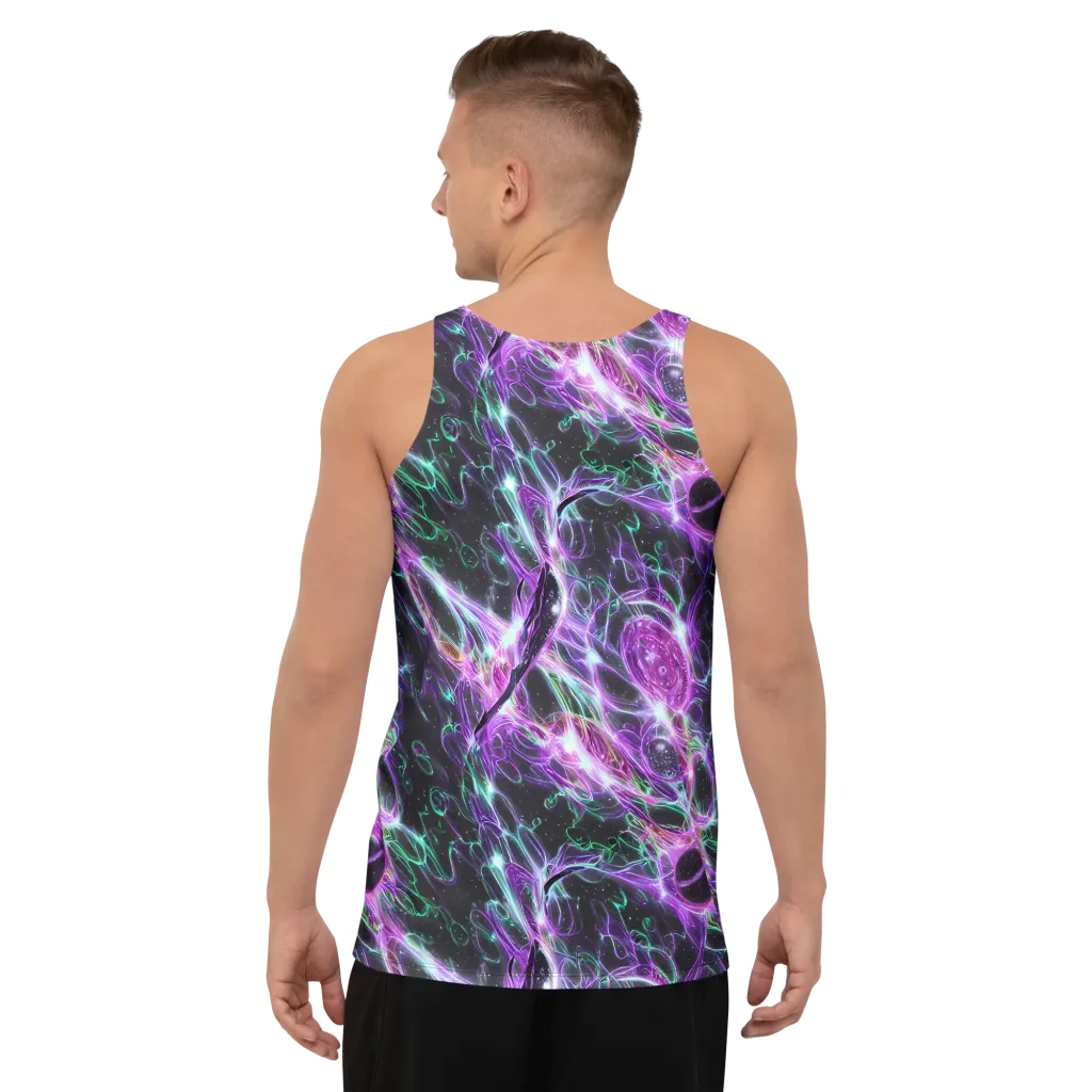 Astral Garden on Men's Tank Top — Back