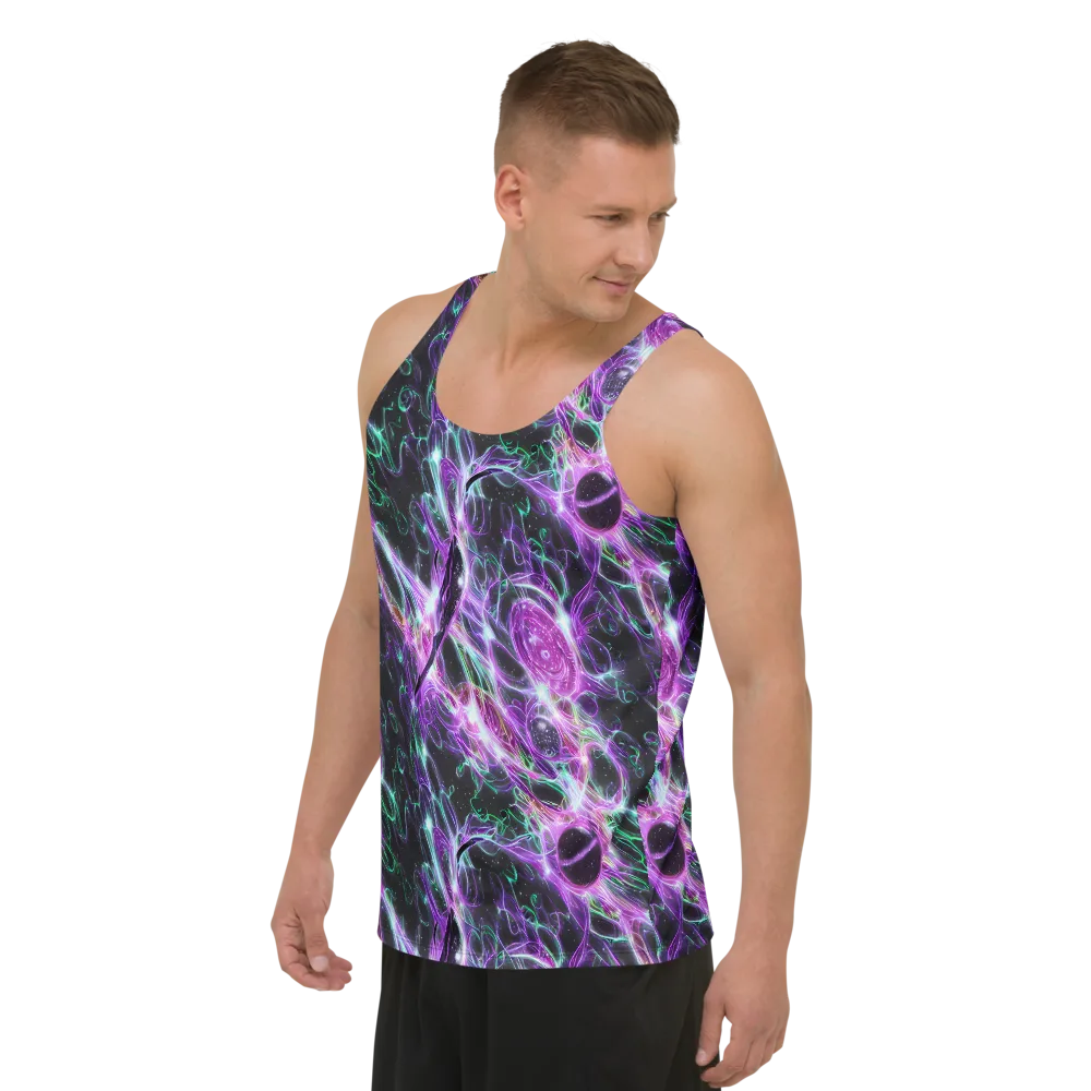 Astral Garden on Men's Tank Top — Left Front