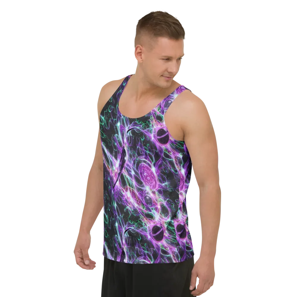Astral Garden on Men's Tank Top — Left Front
