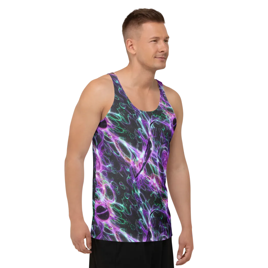 Astral Garden on Men's Tank Top — Right Front