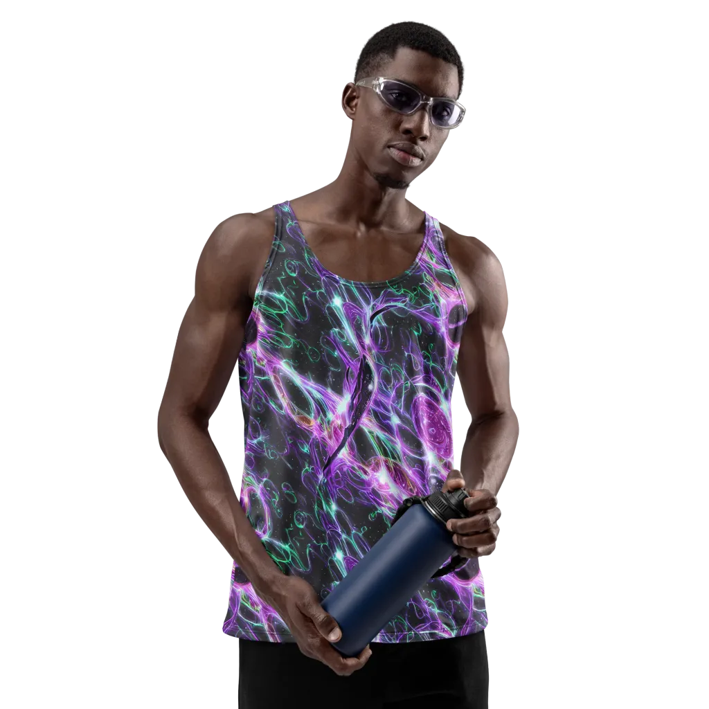Astral Garden on Men's Tank Top — Front