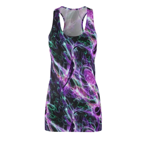 Astral Garden on a Racerback Dress