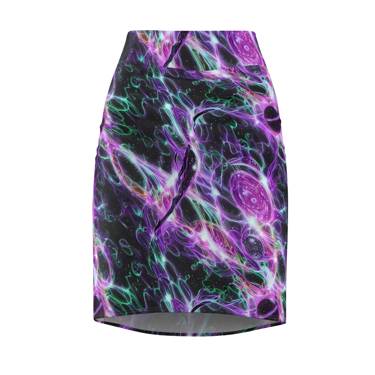 Astral Garden on Pencil Skirt — Front