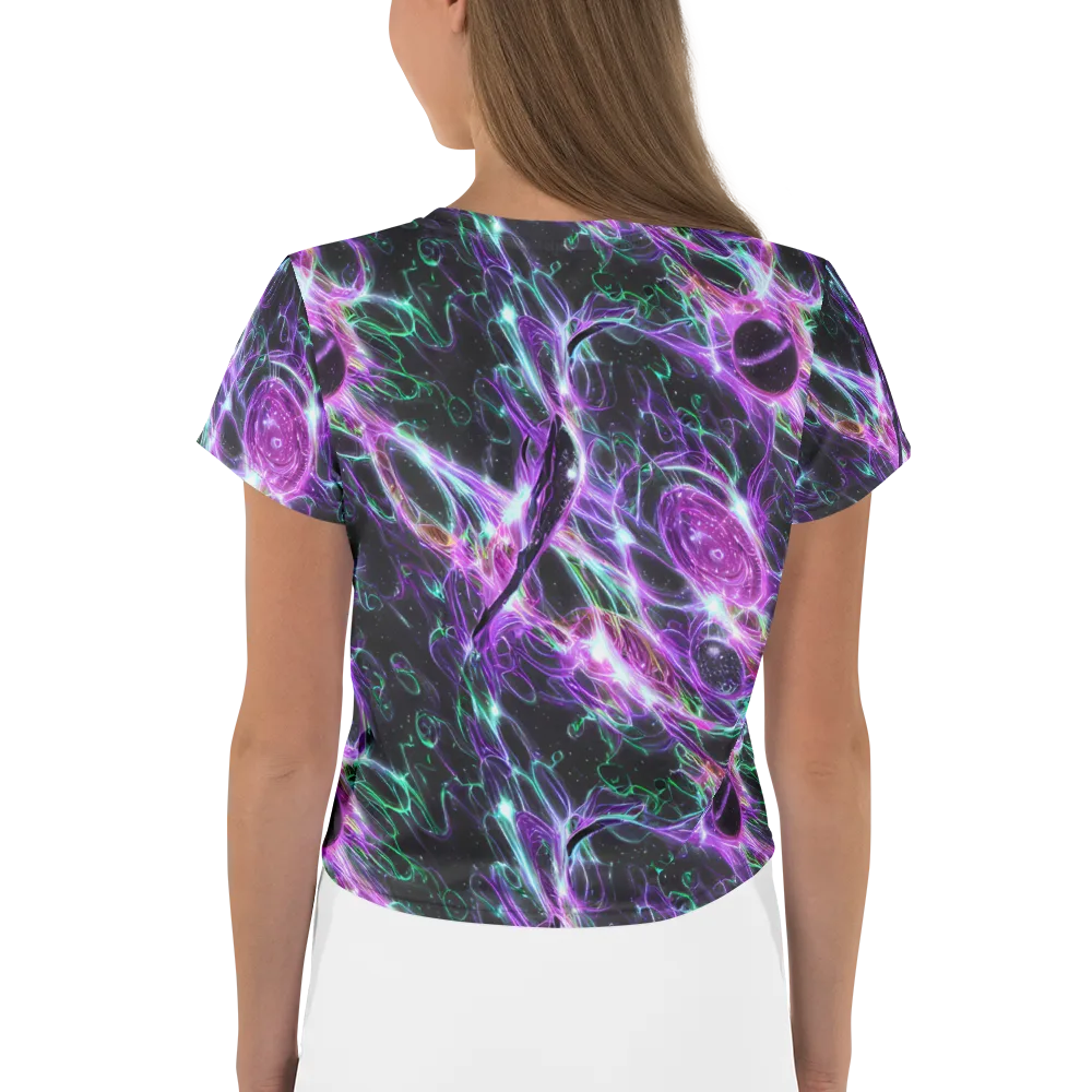 Astral Garden on Crop Tee — Back