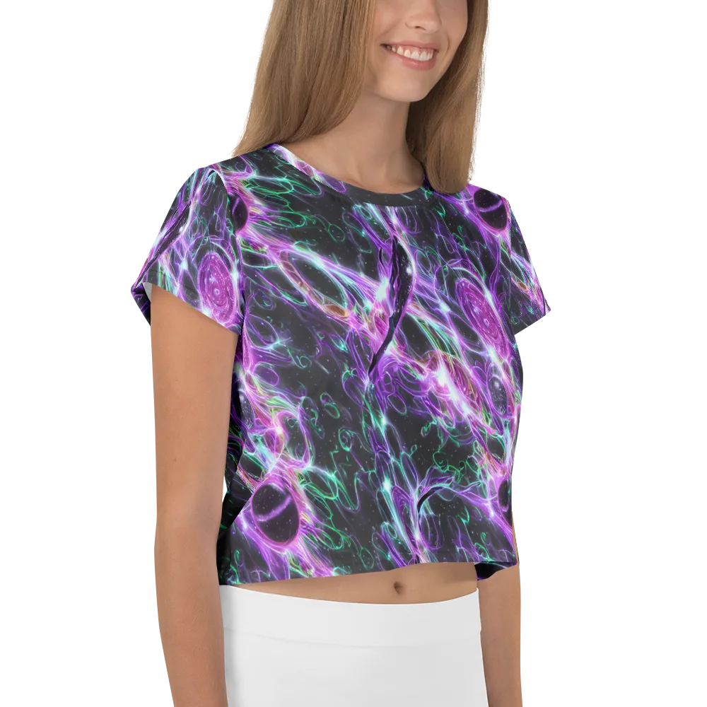 Astral Garden on Crop Tee — Right