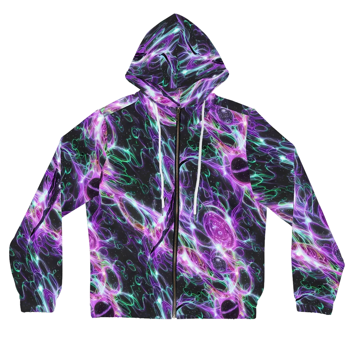 Astral Garden on Women's Full-Zip Hoodie — Front