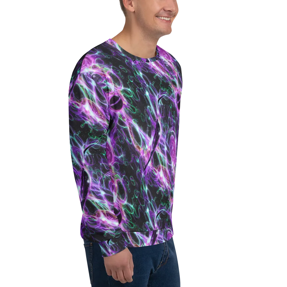Astral Garden on Sweatshirt — Right Front