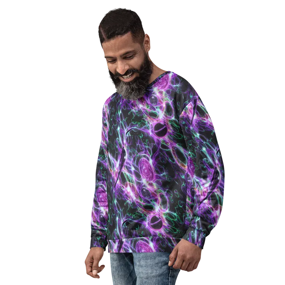 Astral Garden on Sweatshirt — Left Front