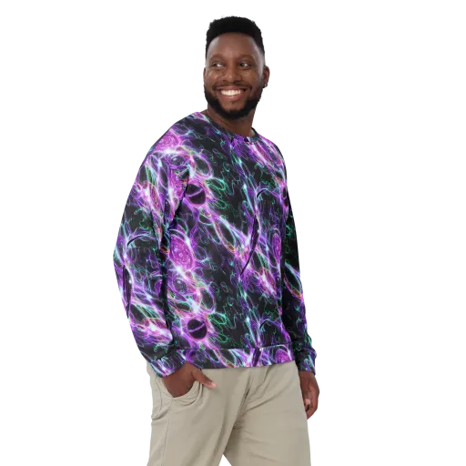 Astral Garden on a Sweatshirt