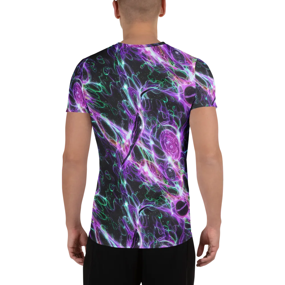 Astral Garden on Men's Athletic T-Shirt — Back
