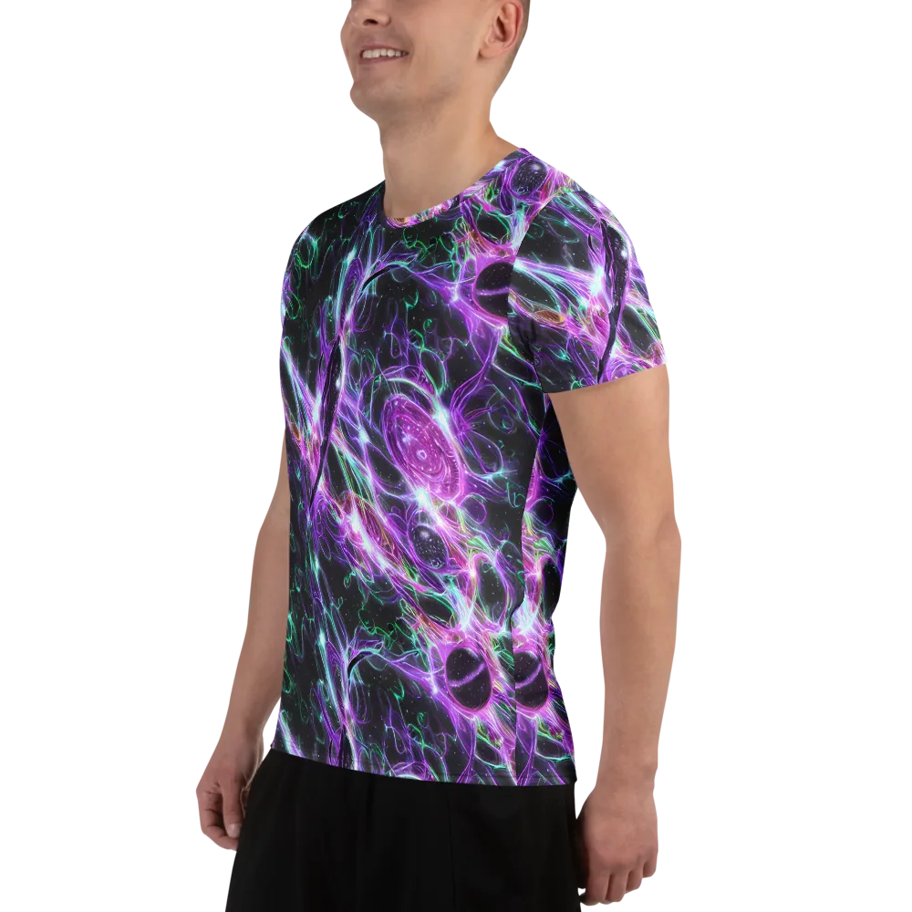 Astral Garden on Men's Athletic T-Shirt — Left