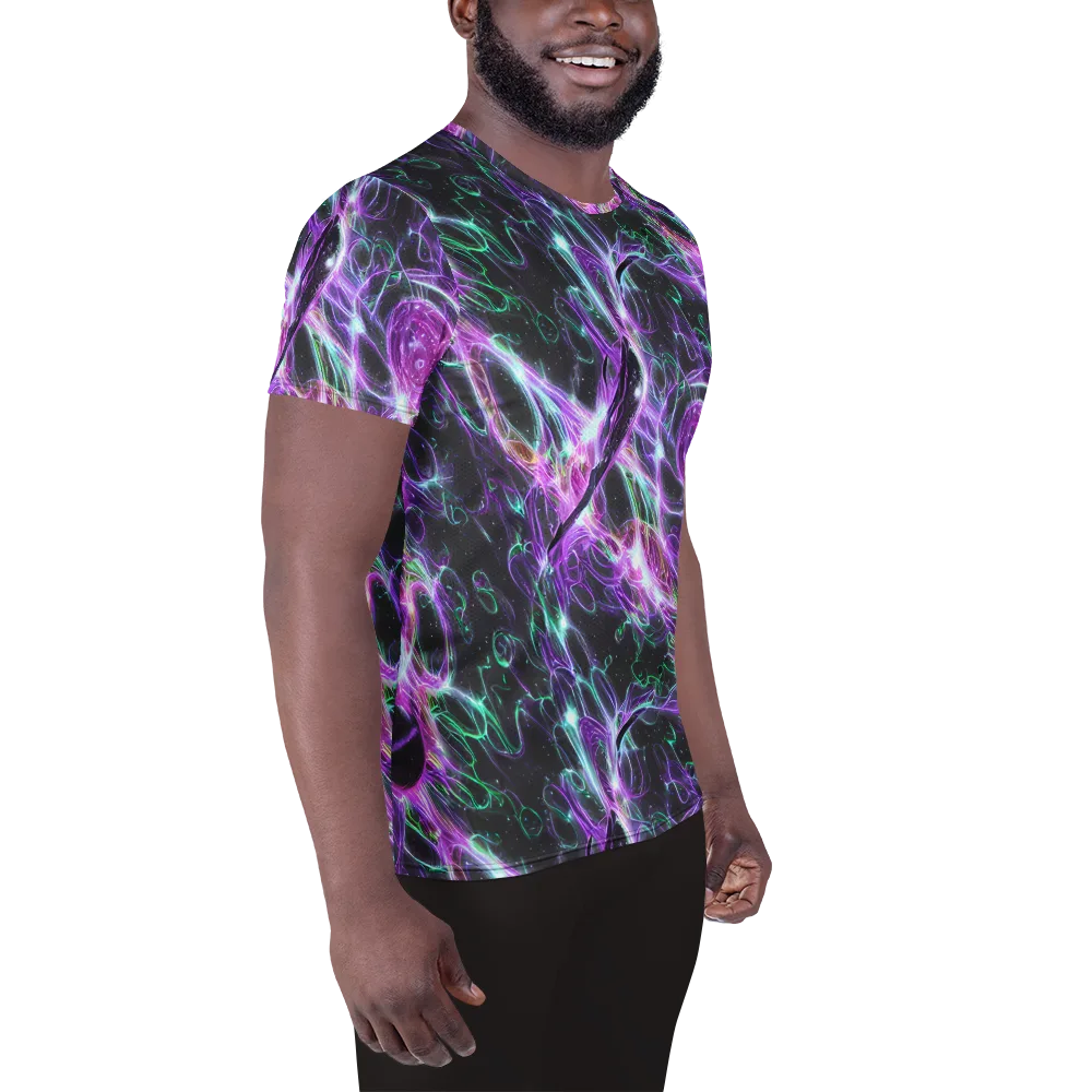 Astral Garden on Men's Athletic T-Shirt — Right