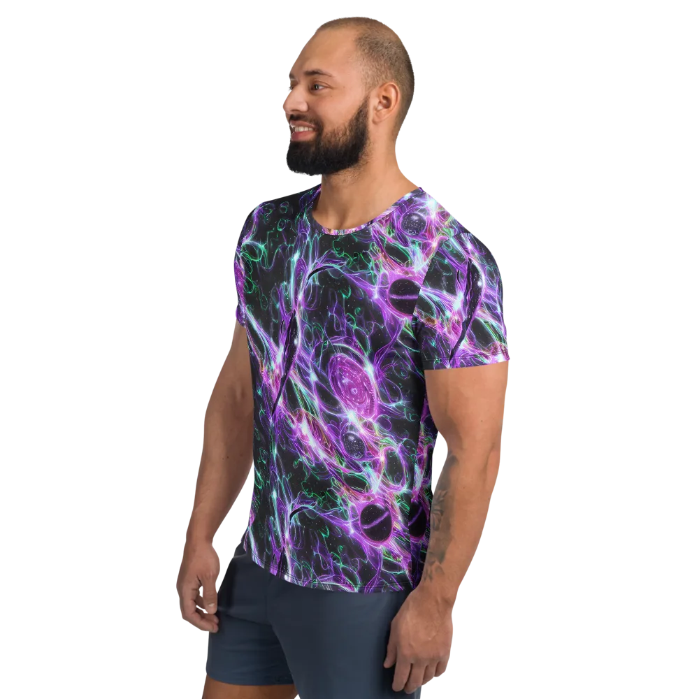 Astral Garden on Men's Athletic T-Shirt — Left