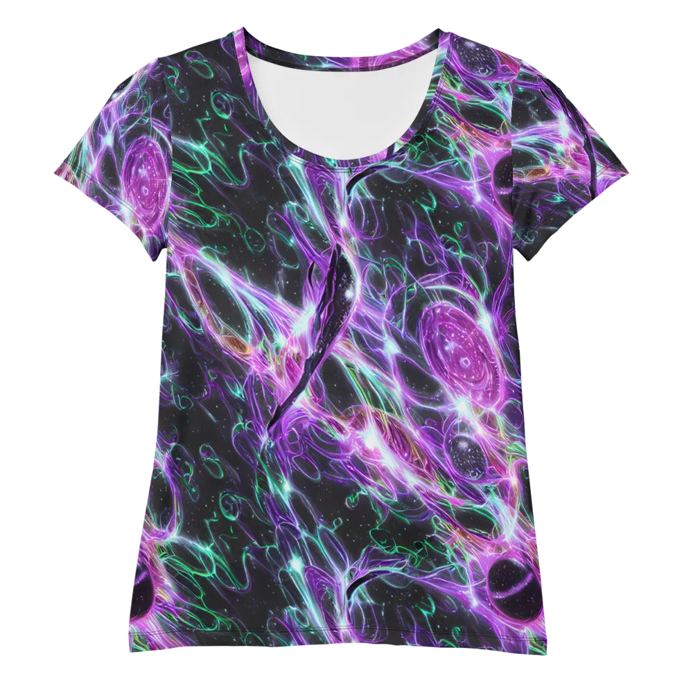 Astral Garden on Women's Athletic T-Shirt — Front