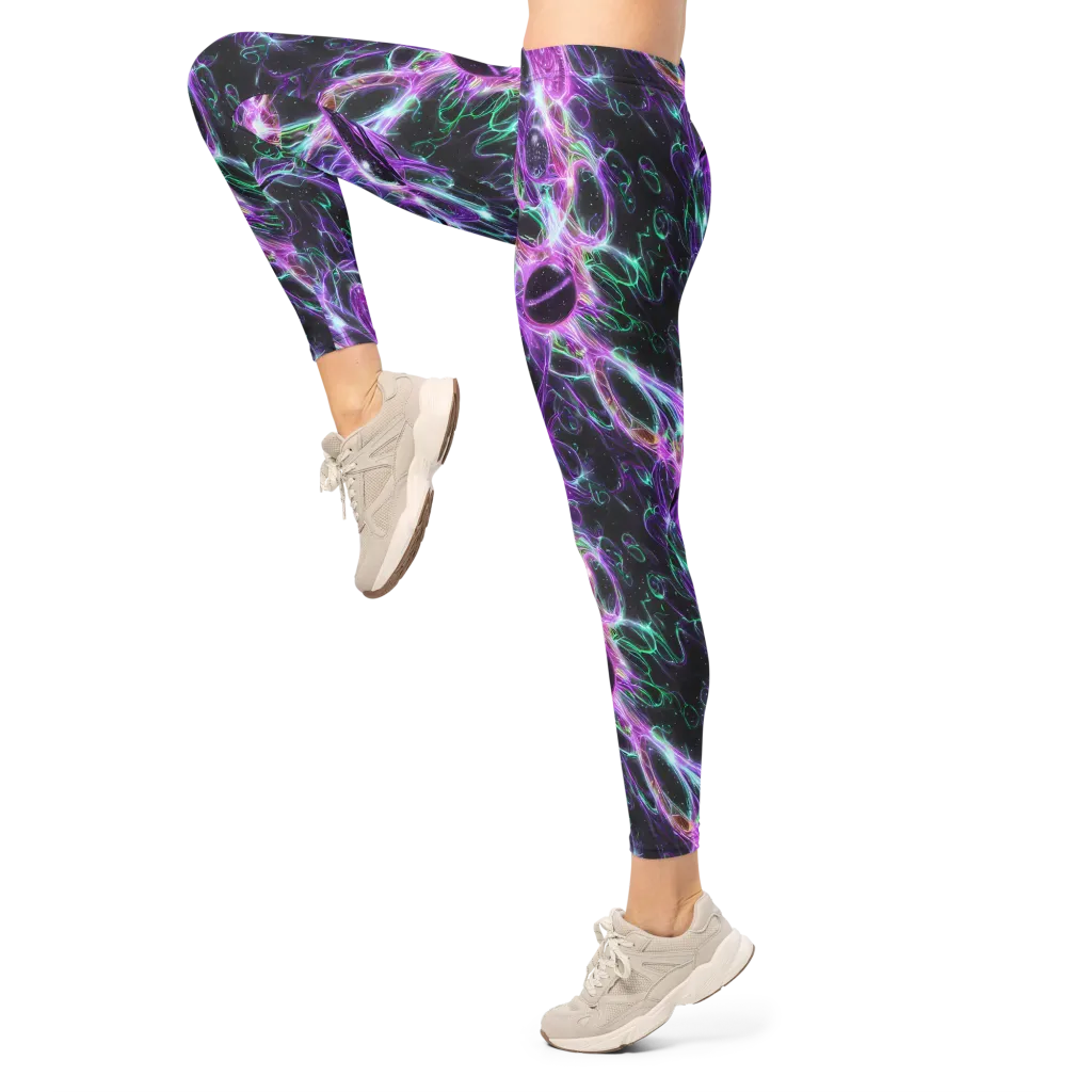 Astral Garden on Leggings — Left