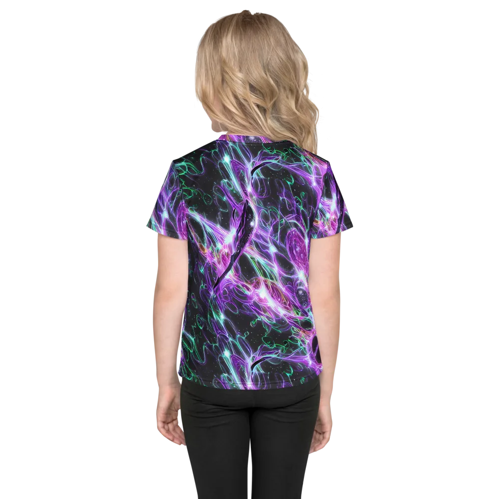 Astral Garden on Kids Crew Neck T-Shirt — Back