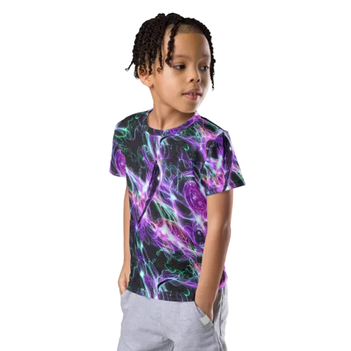 Astral Garden on a Kids Crew Neck T-Shirt