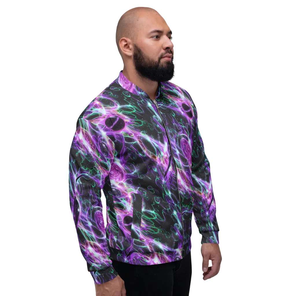 Astral Garden on Bomber Jacket — Right