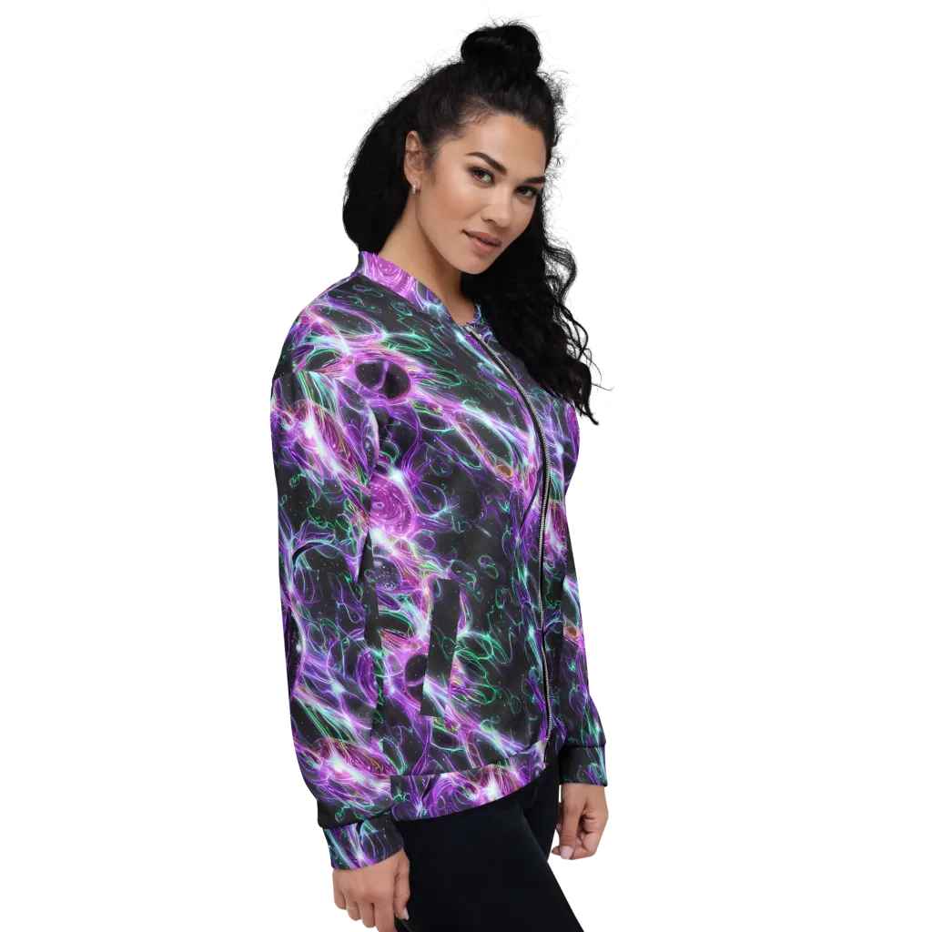 Astral Garden on Bomber Jacket — Right