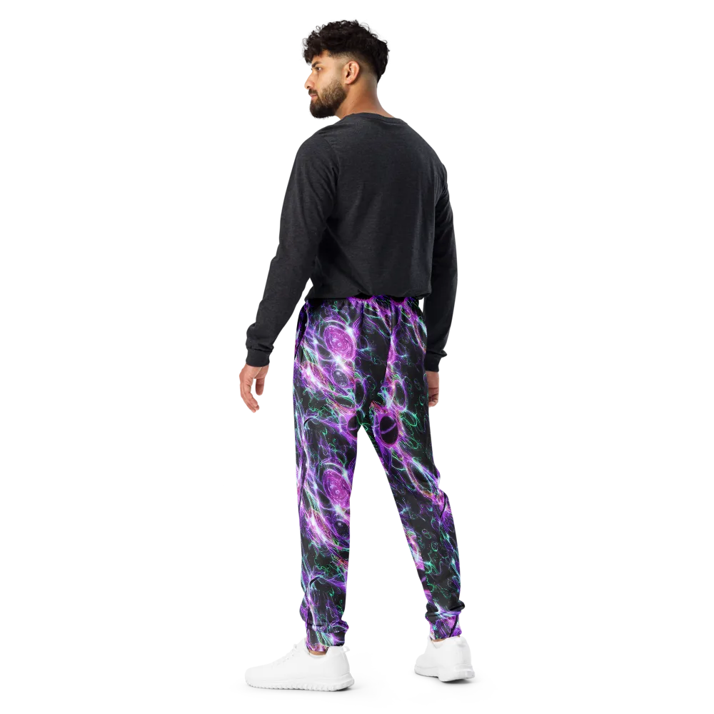 Astral Garden on Men's Joggers — Back