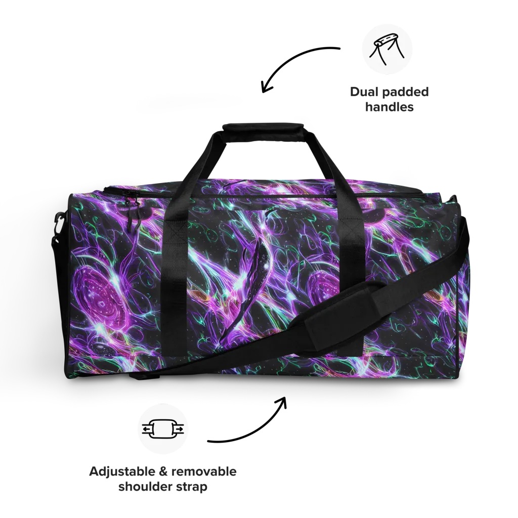 Astral Garden on Duffle Bag — Front