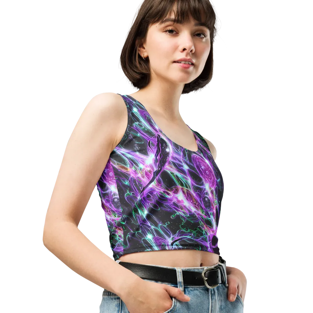 Astral Garden on Crop Top — Right Front