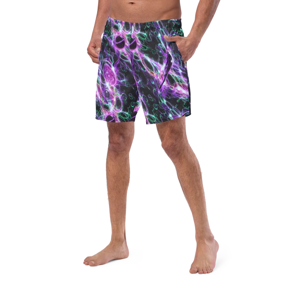 Astral Garden on Swim Trunks — Left Front