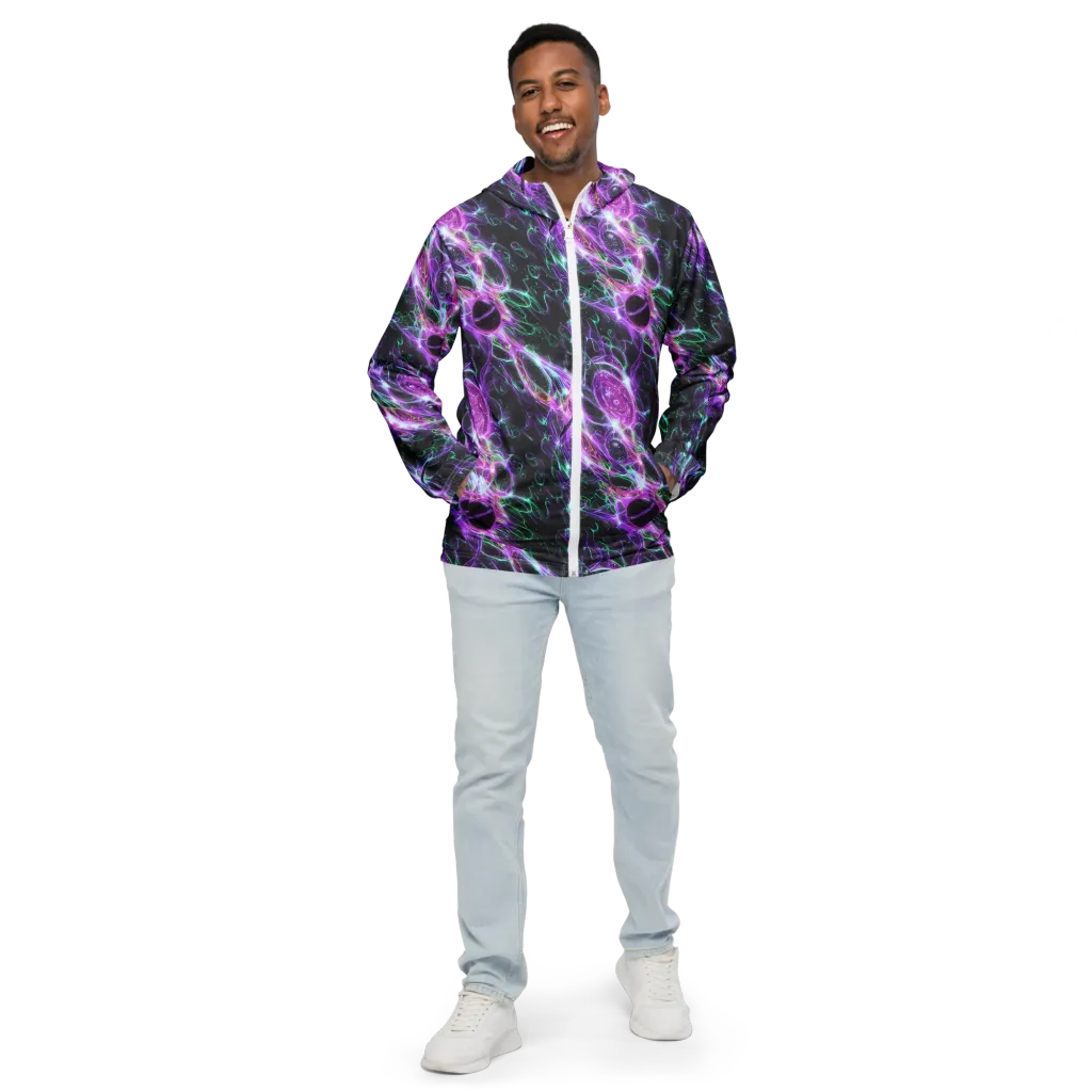 Astral Garden on Men's Windbreaker — Front