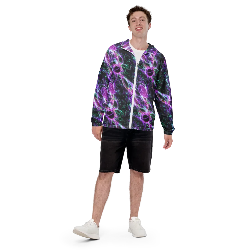 Astral Garden on Men's Windbreaker — Front