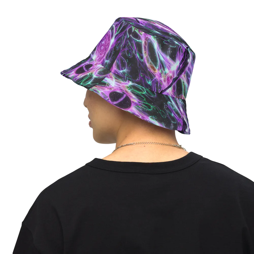 Astral Garden on Reversible Bucket Hat — Back Inside