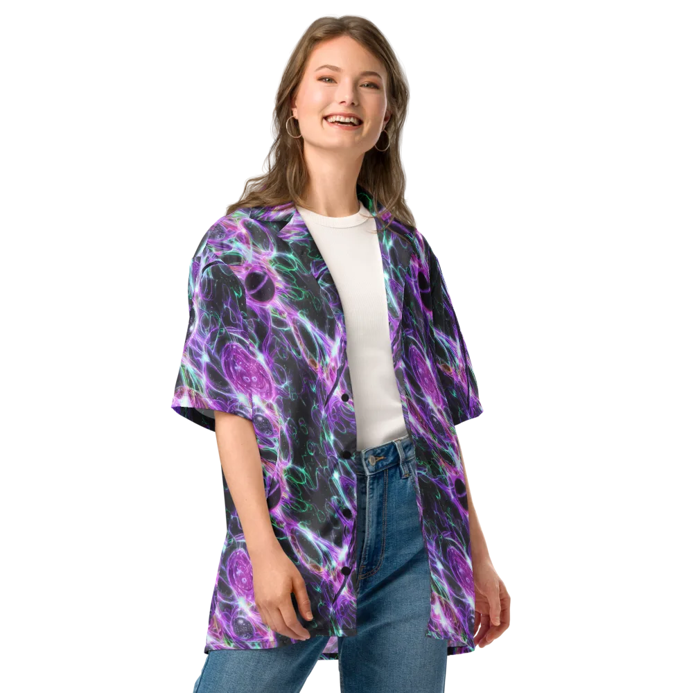 Astral Garden on Button Shirt — Front