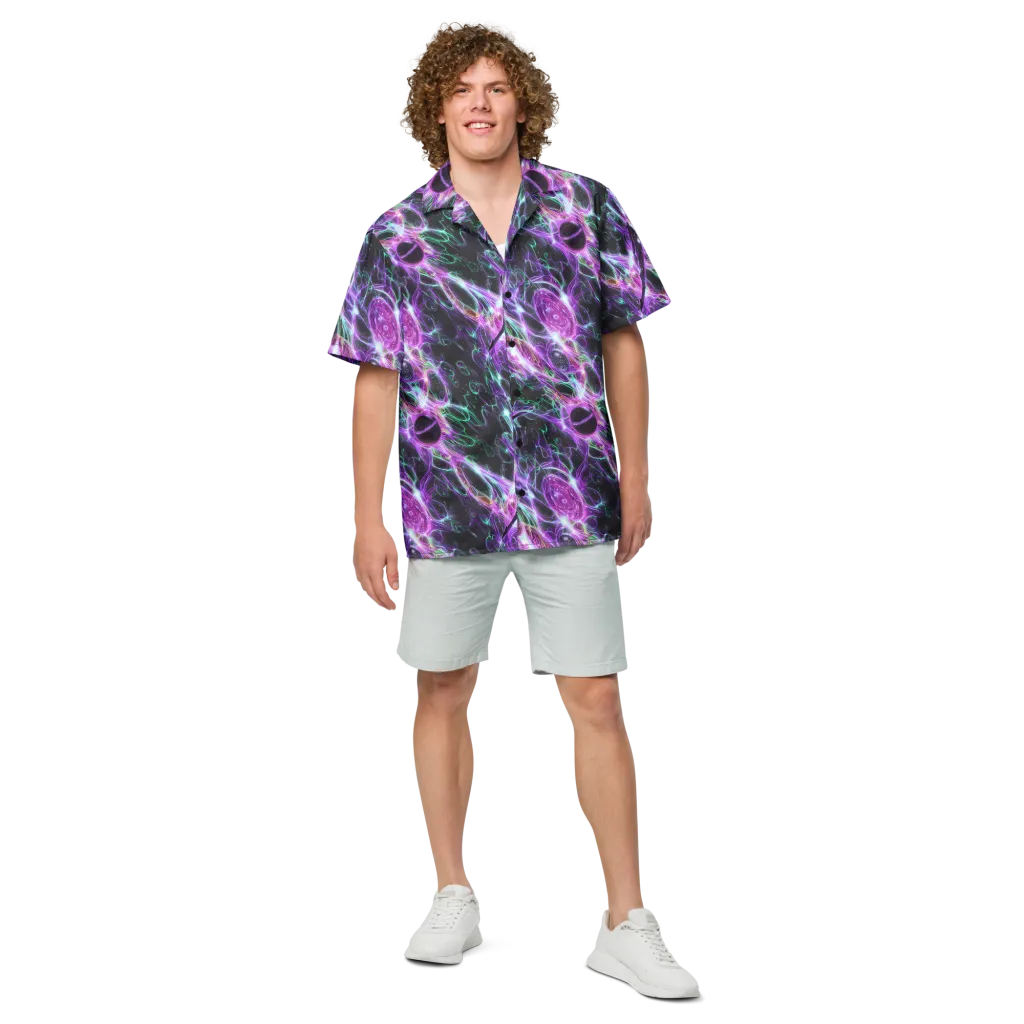 Astral Garden on Button Shirt — Front