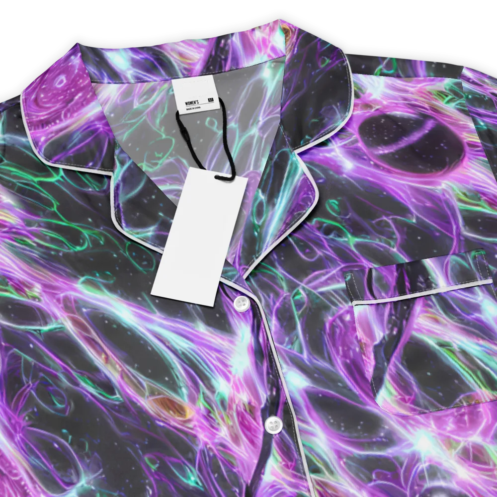 Astral Garden on Women's Short Sleeve Pajama Top — Product details