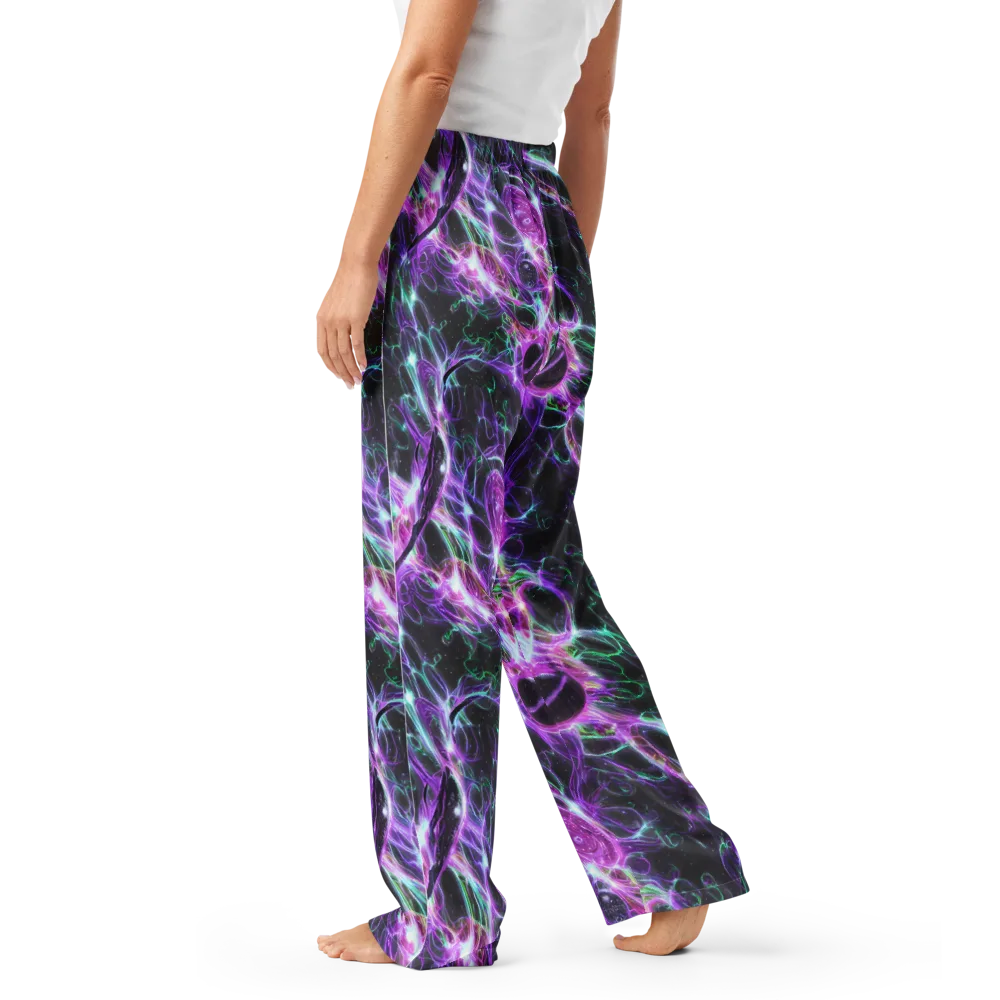 Astral Garden on Women's Pajama Pants — Left