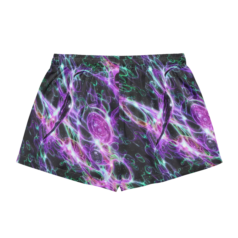 Astral Garden on Women's Pajama Shorts — Back