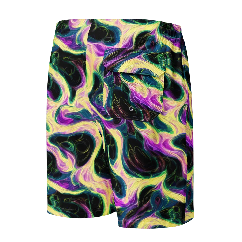 Aurora Rapture on Men's Board Shorts — Back