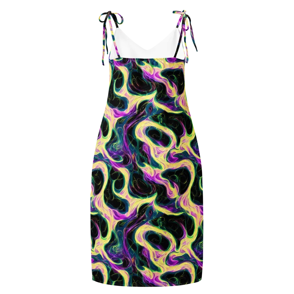 Aurora Rapture on Slip Dress — Back