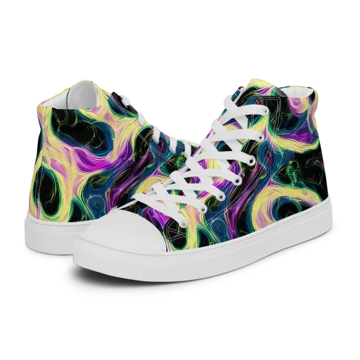 Aurora Rapture on a Women's High Top Canvas Shoes