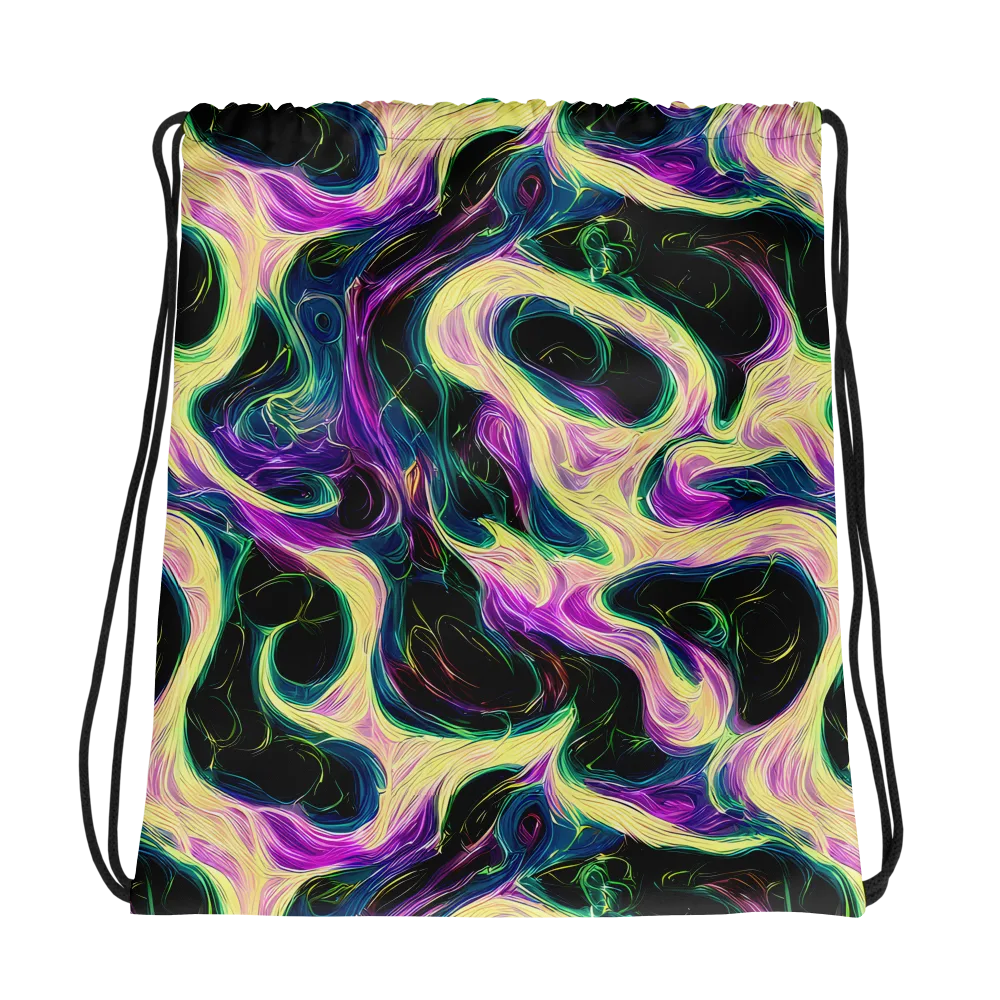 Aurora Rapture on Drawstring Bag — Photo