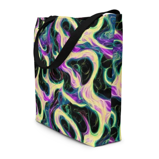 Aurora Rapture on a Large Tote Bag W/ Pocket