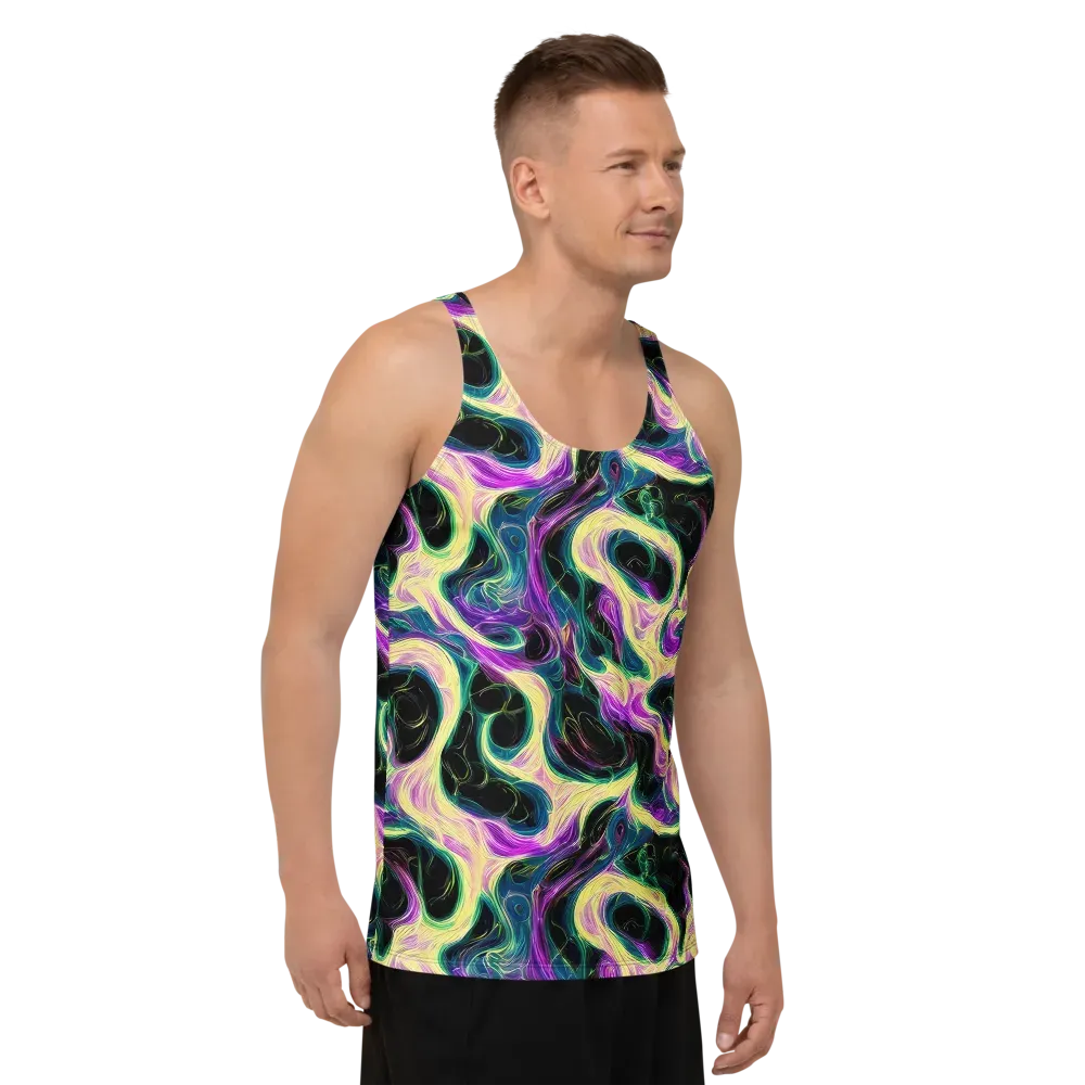 Aurora Rapture on Men's Tank Top — Right Front