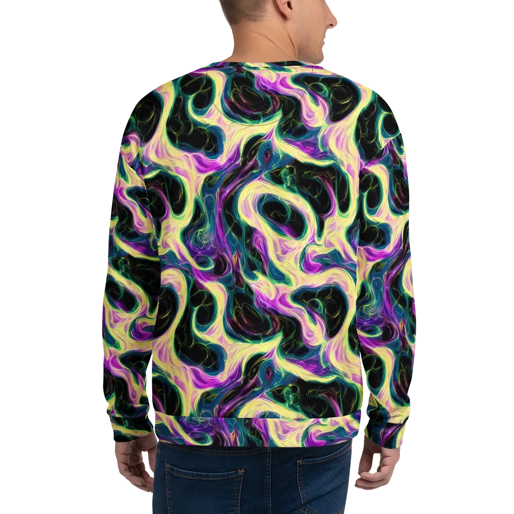 Aurora Rapture on Sweatshirt — Back