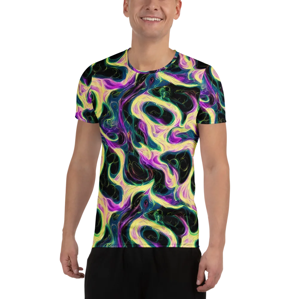 Aurora Rapture on Men's Athletic T-Shirt — Front
