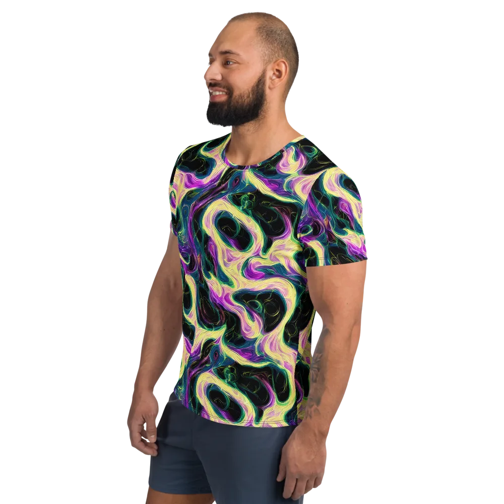 Aurora Rapture on Men's Athletic T-Shirt — Left