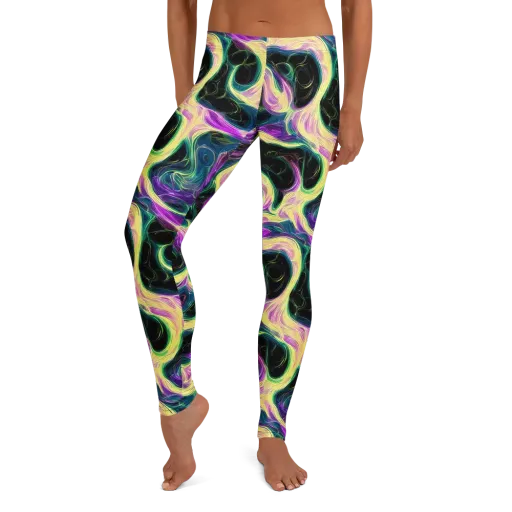 Aurora Rapture on a Leggings