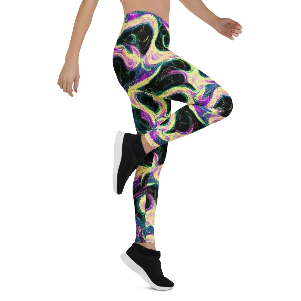 Aurora Rapture on Leggings — Right